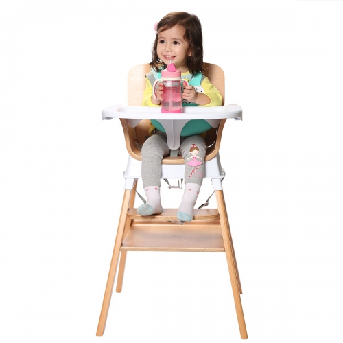 wooden high chair