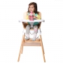 wooden high chair