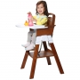 wooden high chair