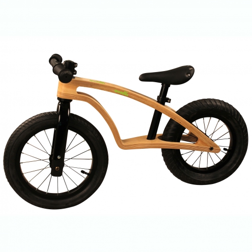wooden balance bike